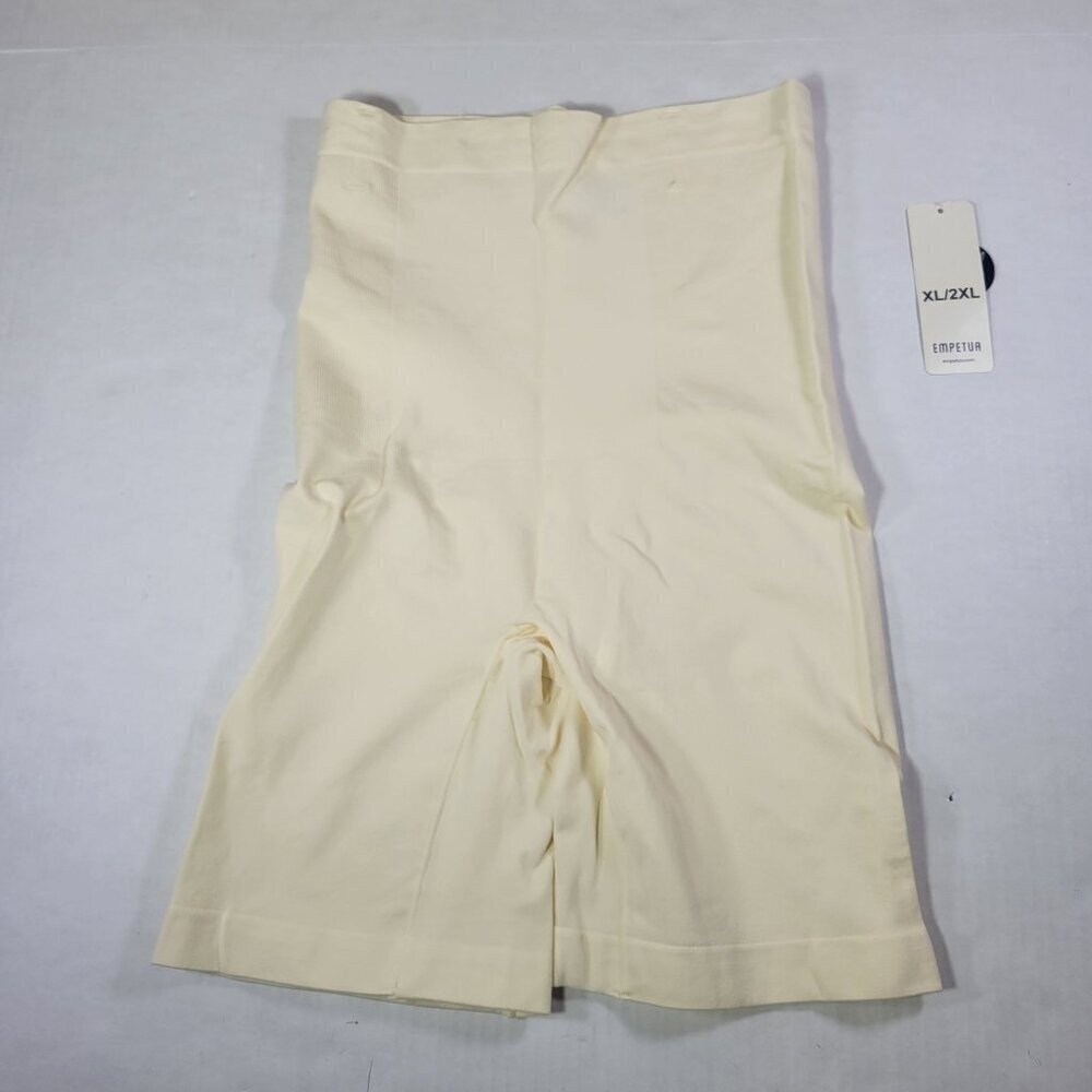 Empetua Beige High Waisted Shaper Shorts #55021 Size XL/2XL